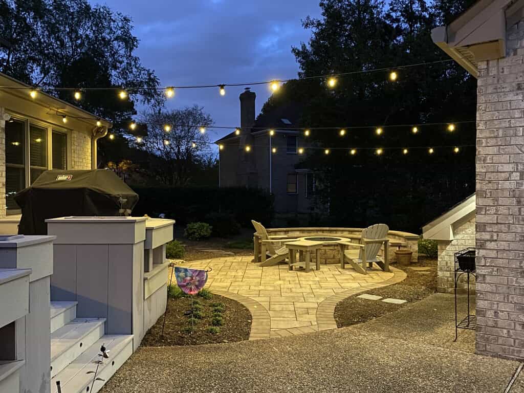 home illumination lighting at night 